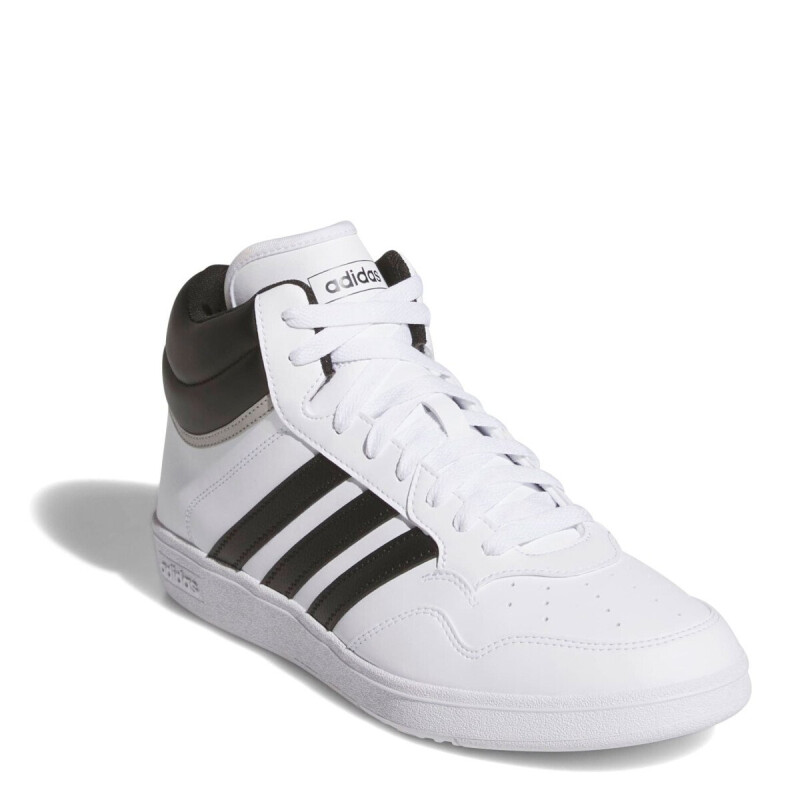 Championes Unisex Adidas Hoops 4.0 Mid Blanco - Negro - Gris