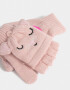 Guantes Infantiles Animalito Guantes Infantiles Mitones - Rosa Viejo
