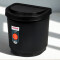 Papelera sobre mesada 2,5 lts NEGRO