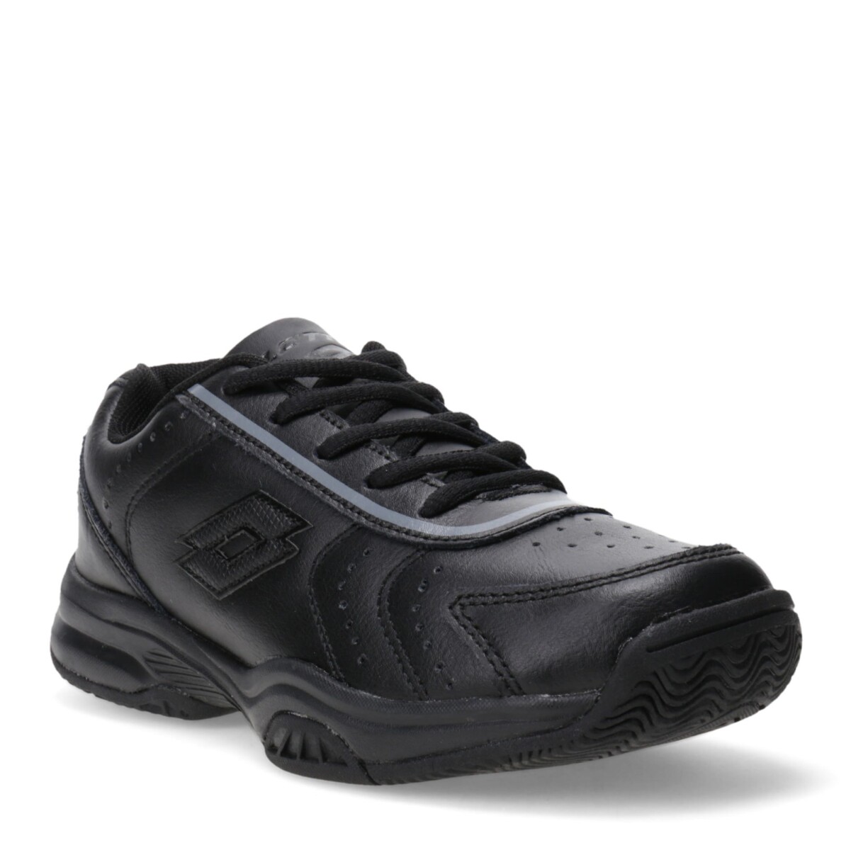 Championes de Mujer Lotto Tennis d/cuero Wns - Negro 