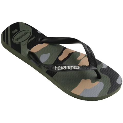 Top Camu - Hombre Verde Oliva/Negro