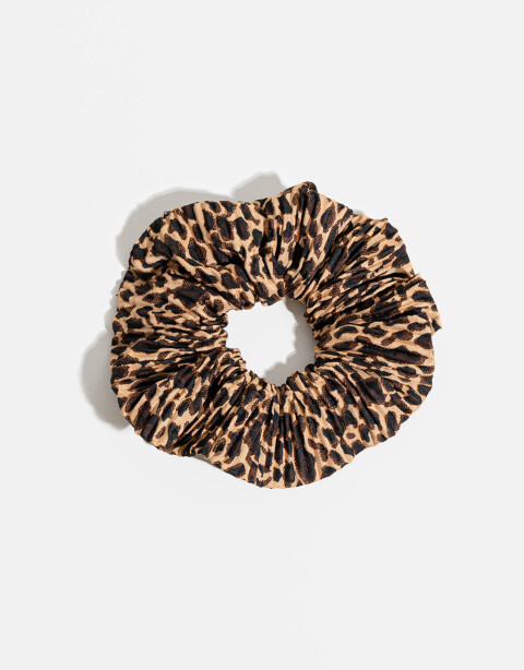 Skunzies Estampados Scrunchie De Animal Print - Estampado Animal Print