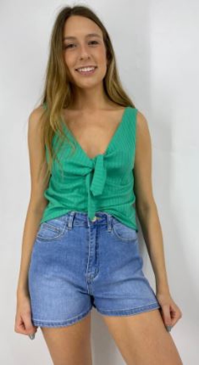 TOP WANNA RIB 17 - VERDE 