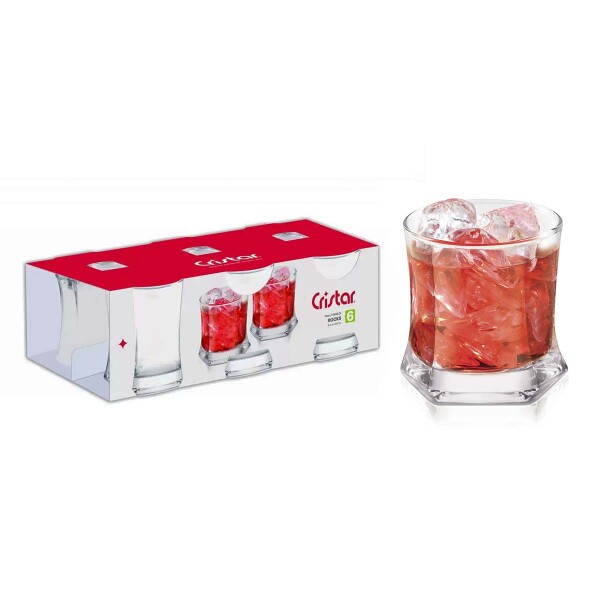Set vasos Vivaldi 250 ml x6 CRISTAR Set vasos Vivaldi 250 ml x6 CRISTAR