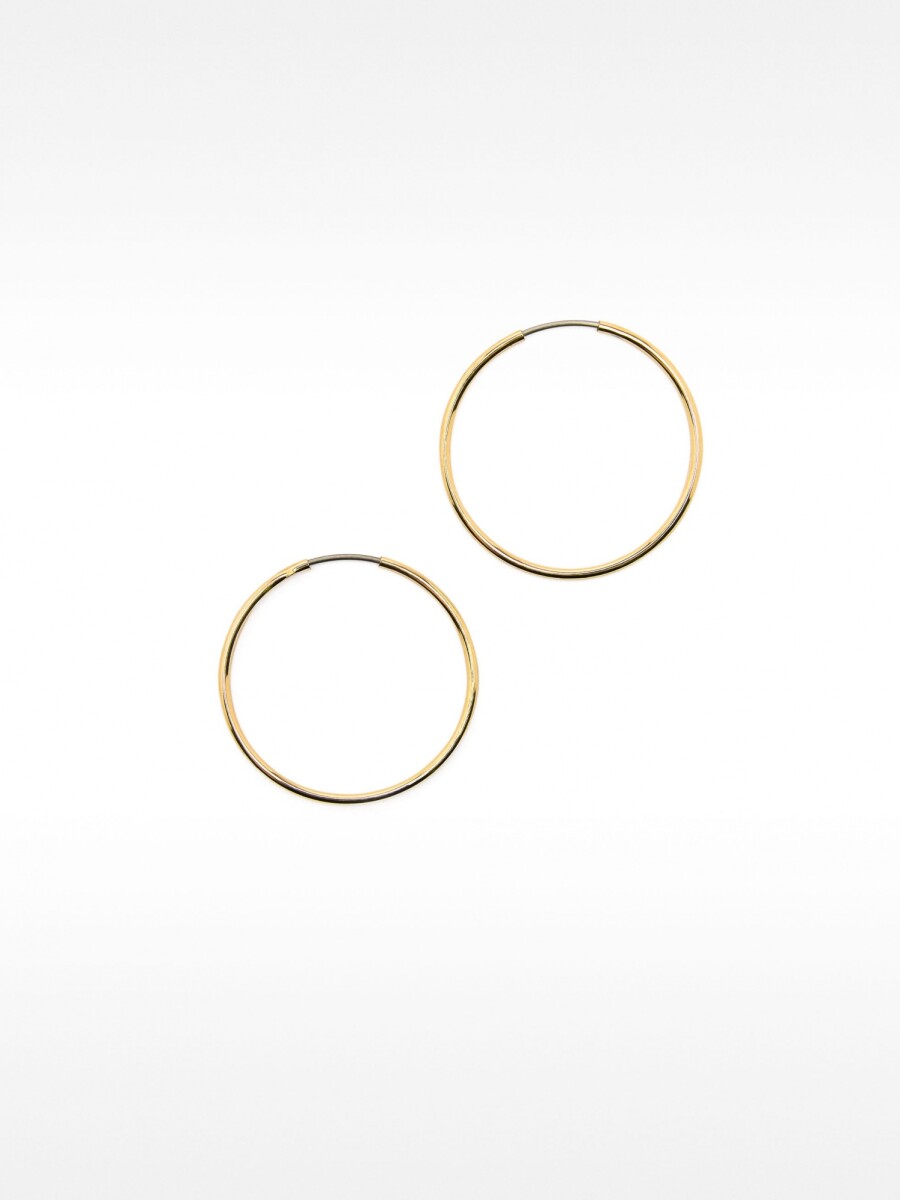 Pendientes De Aro Cortos Dorados dorado