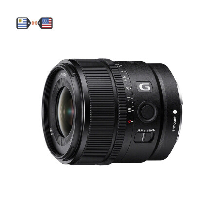 lente sony fijo gran angular 15mm f1.4 serie g aps-c sel15f14g BLACK