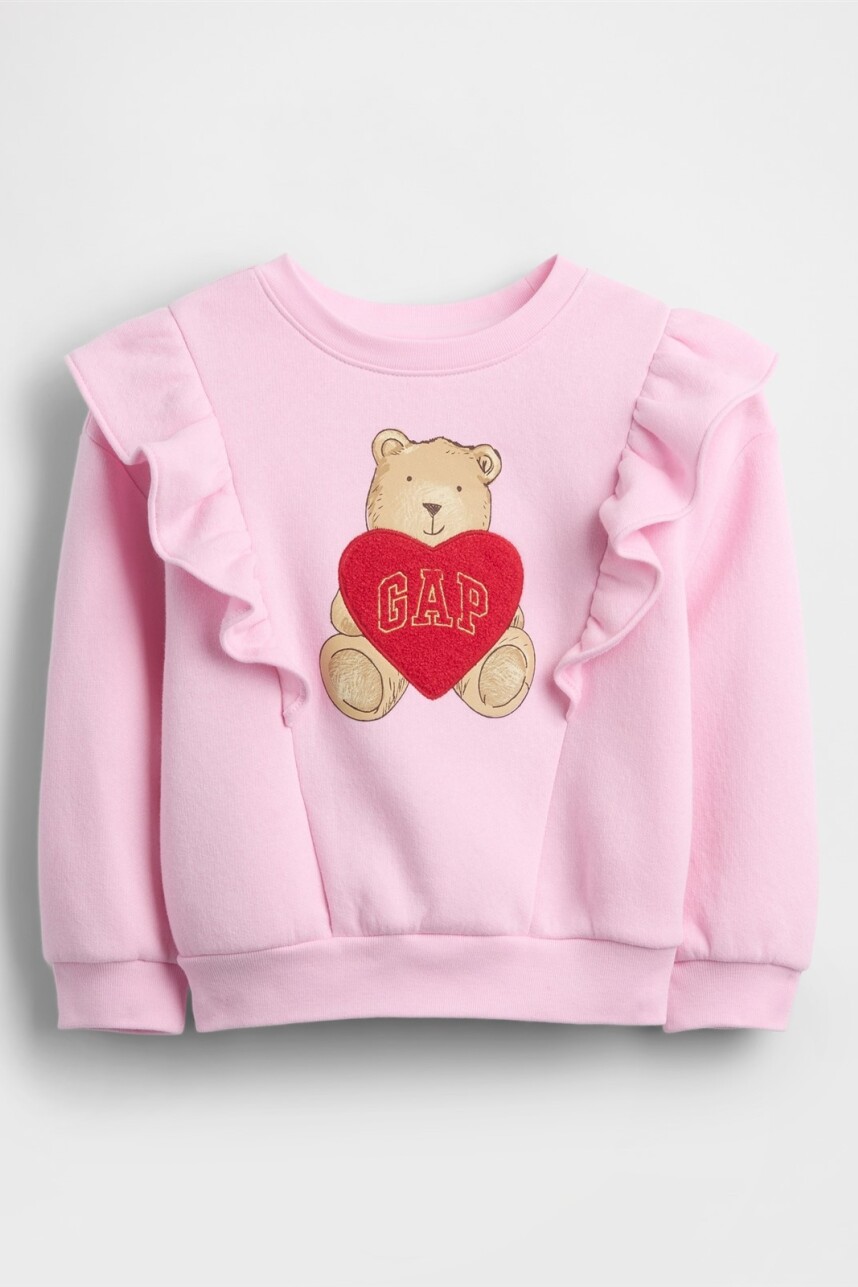 Buzo Deportivo Logo Gap Toddler Niña Primrose Pink