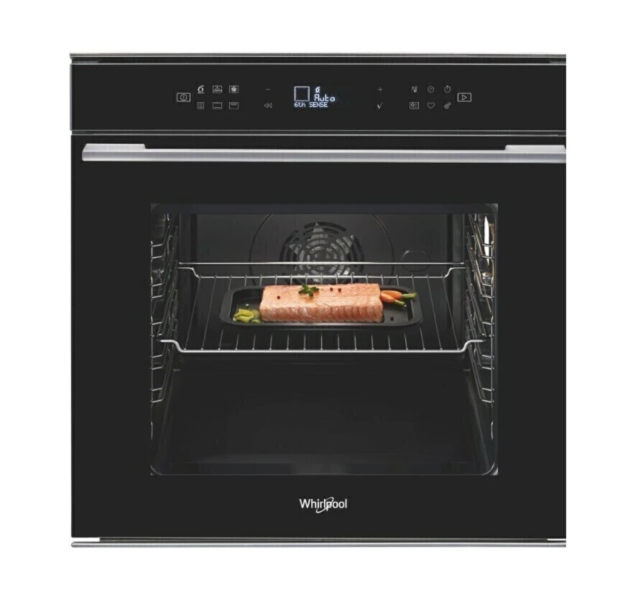 Horno Multifunción Pirolítico 73 lts color Negro Whirlpool WOC73AEDIM 