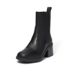 Botas Chelsea Bellevaux Mid Mujer Black Full Grain