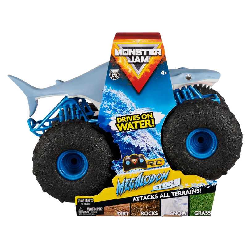 Auto Camión Megalodon Oficial a control remoto oficial 360 Monster Jam Auto Camión Megalodon Oficial a control remoto oficial 360 Monster Jam