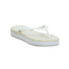 Tropical Brasil Ojota Quadradiha Flattaform De Mujer - Blanco Blanco