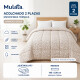 Imagen de Acolchado 2 Plazas Doble Faz Microfibra Térmico 195 x 230cm - Damasco Beige
