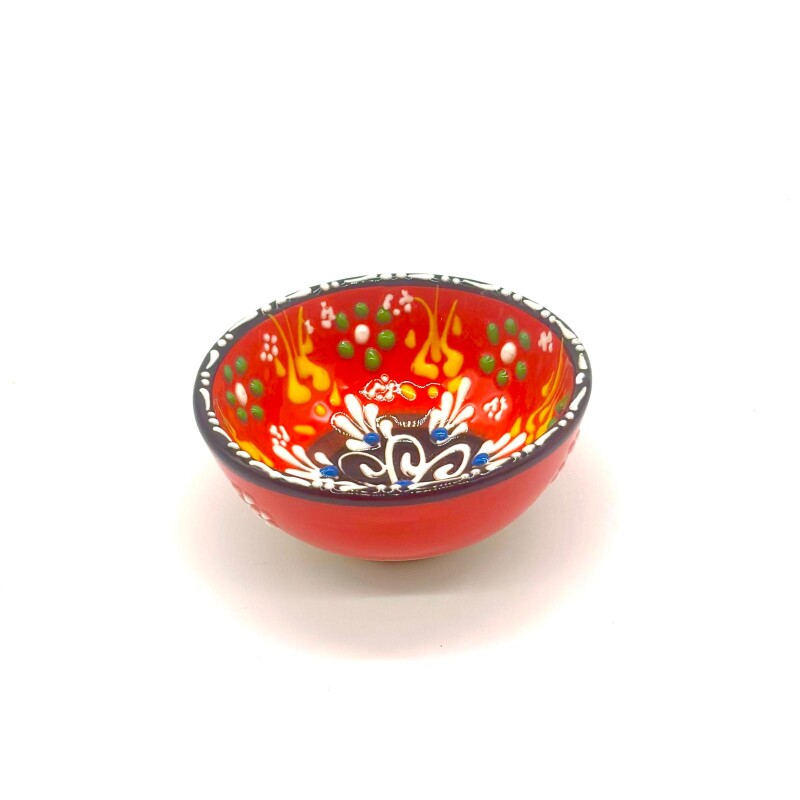 Mini bowl cerámica 8 cm Rojo