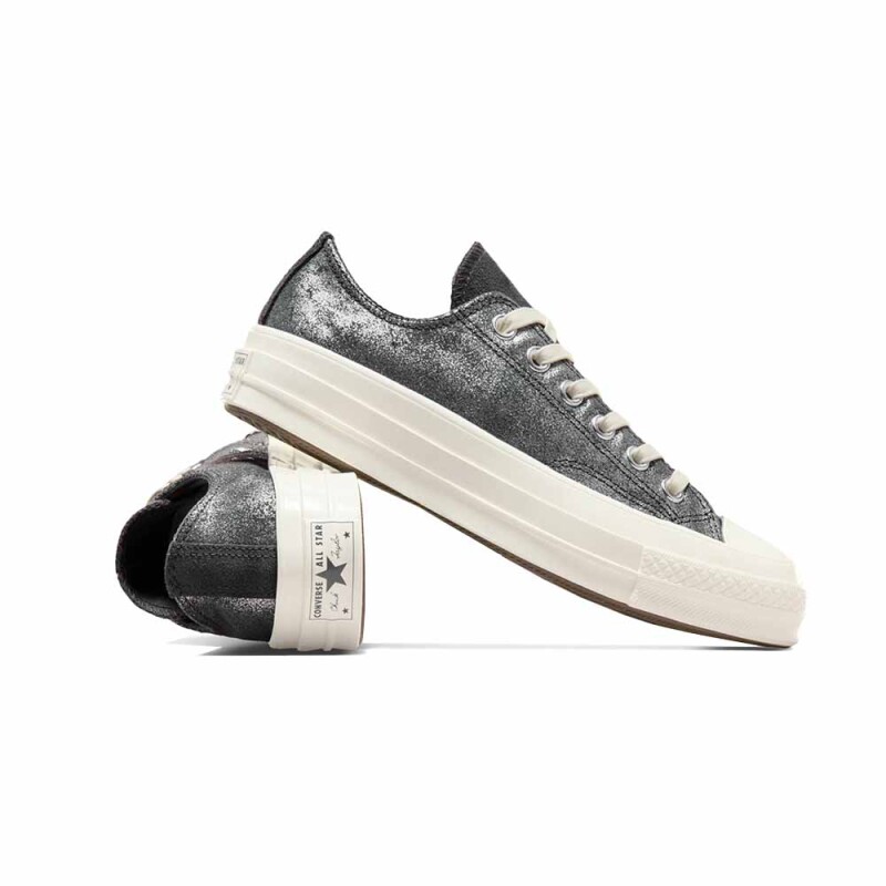 Zapatillas Converse Chuck 70 Suede Shimmer Mujer Grey