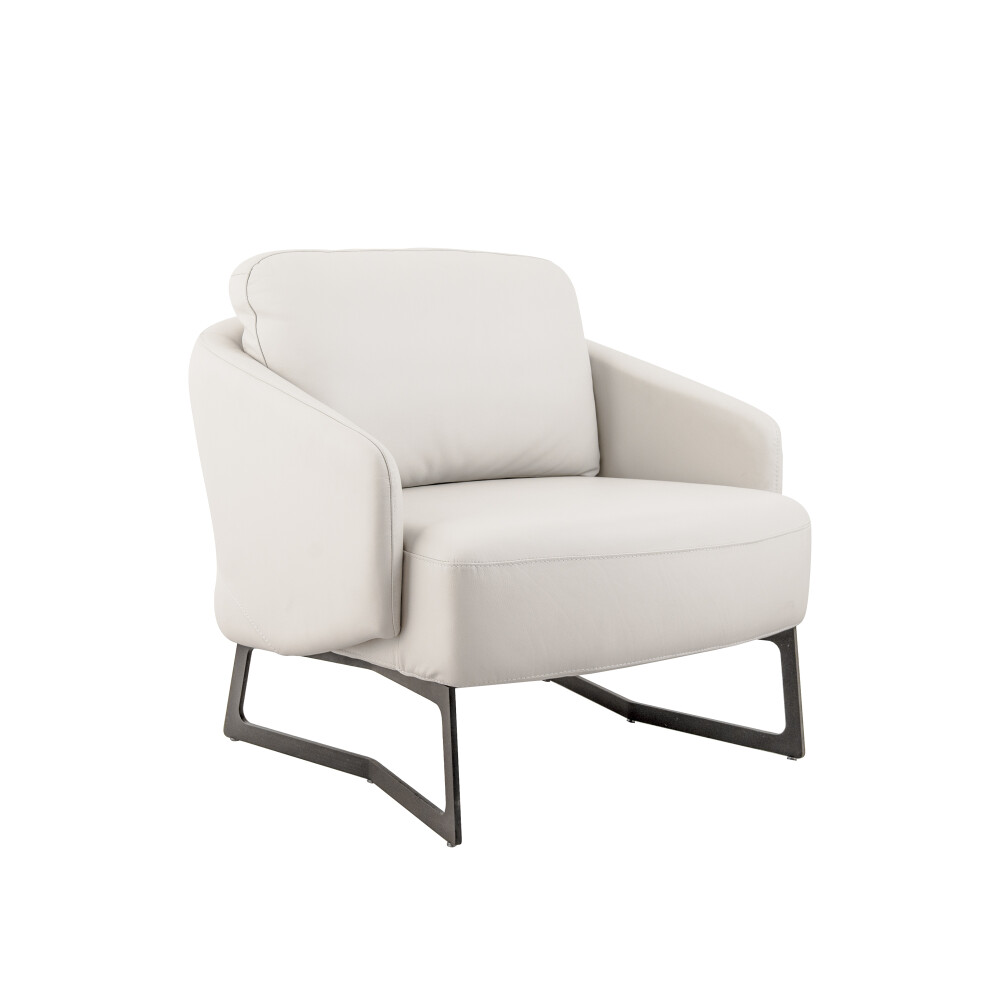 Sofá Cuero Blanco Amalfi — Divino