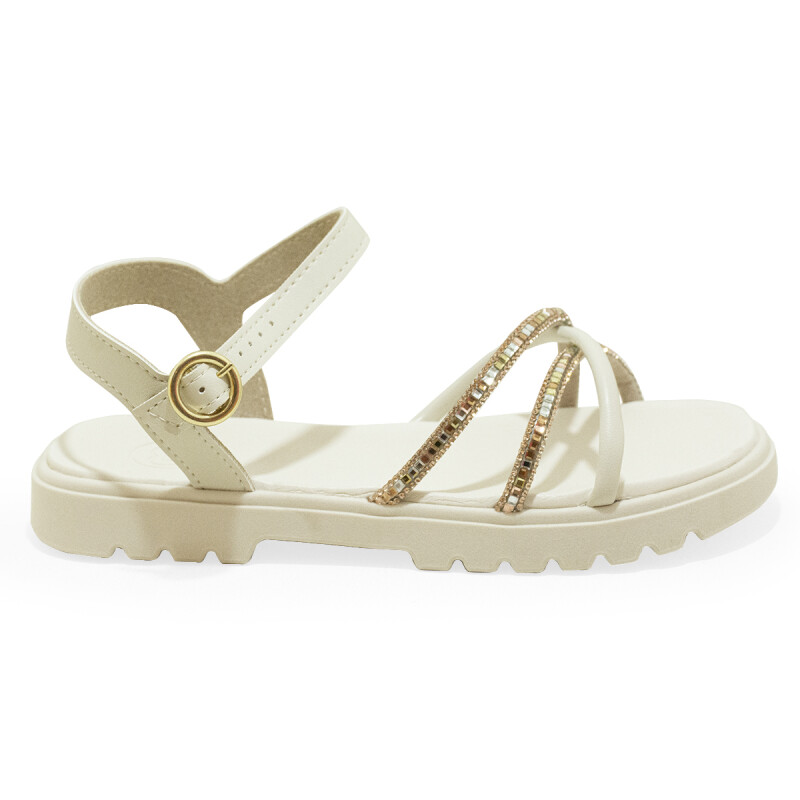 Sandalias Molekinha Zuecos de Mujer - 2344.144-30060 Blanco-cristal