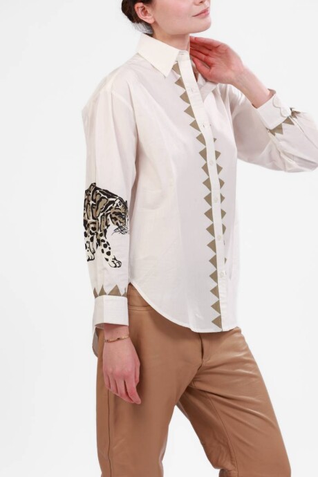 Pre Venta - Camisa Snow Leopard White Pre Venta - Camisa Snow Leopard White
