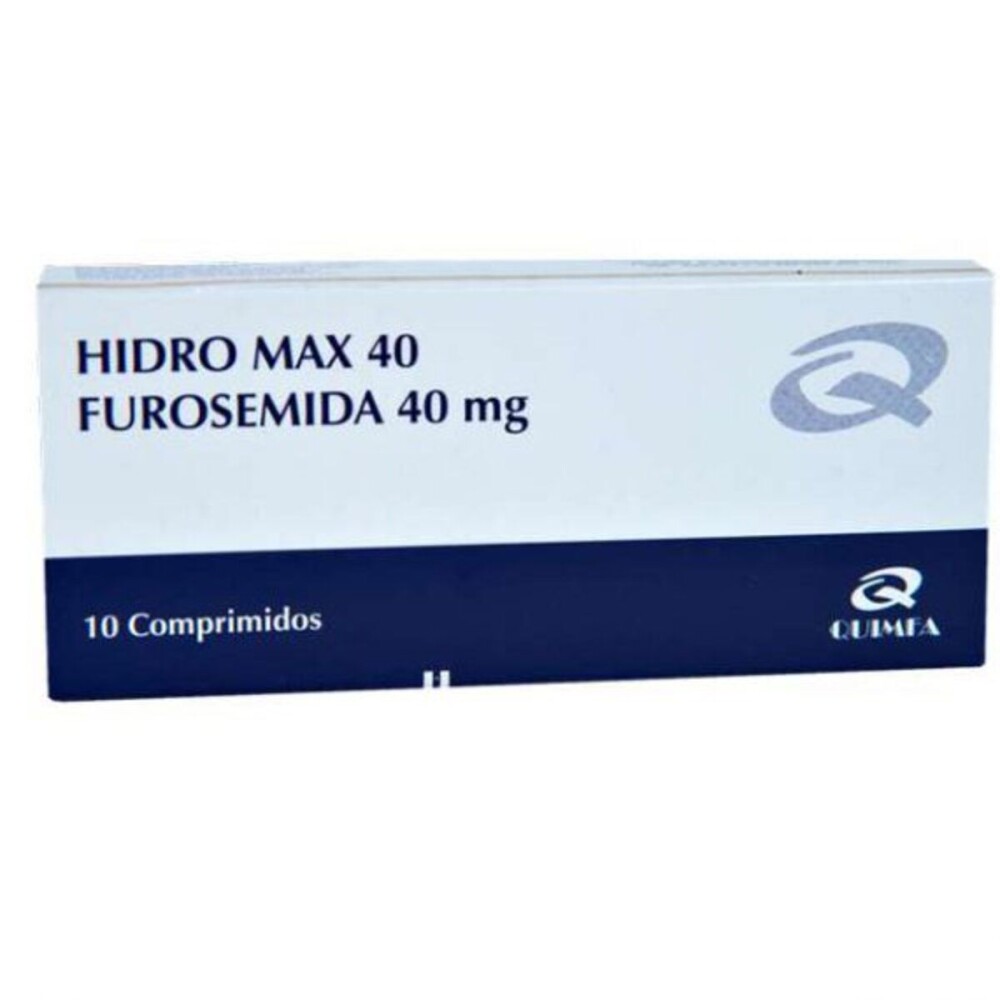 HIDRO MAX 40 MG CJ X 10 COMPRIMIDOS única