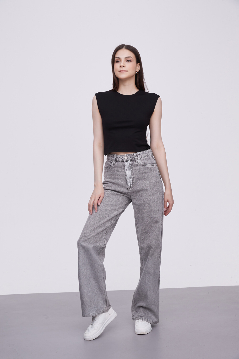 Pantalon Danisa Gris Claro