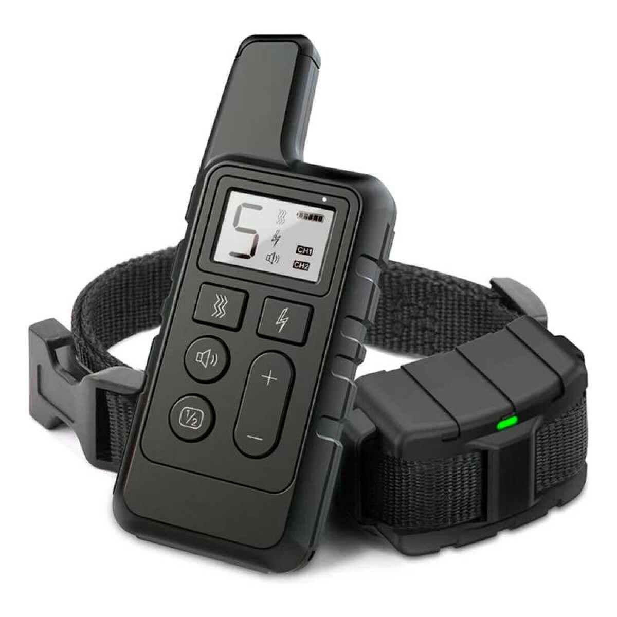 Collar Antiladridos Control Remoto Sumergible Entrenamiento - Variante Color Negro 