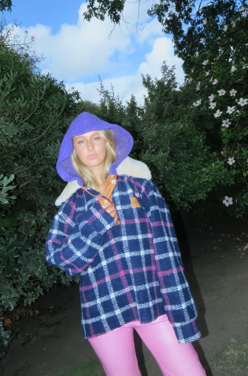 Buzo Crazy Bear - Azul / Violeta 