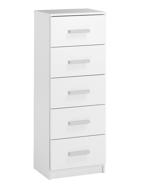 Cómoda TAPDRUP 5 cajones finos blanco Cómoda TAPDRUP 5 cajones finos blanco
