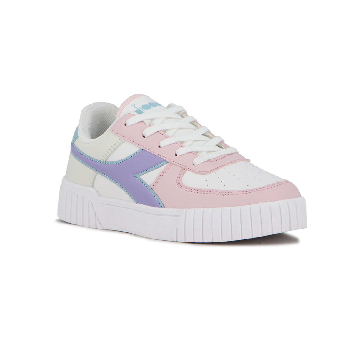 Championes Mujer Diadora Bampu - Blanco-rosado 