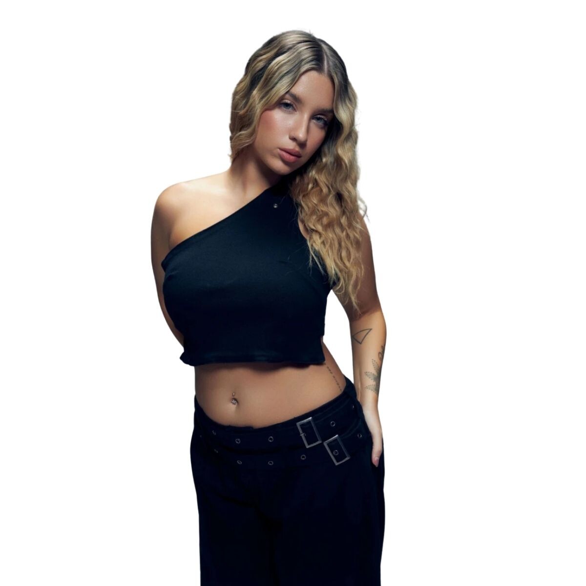 TOP MALAGA - NEGRO 