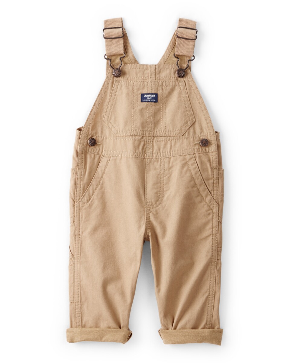 Enterito de algodón resistente, beige. Talles 3-24M 