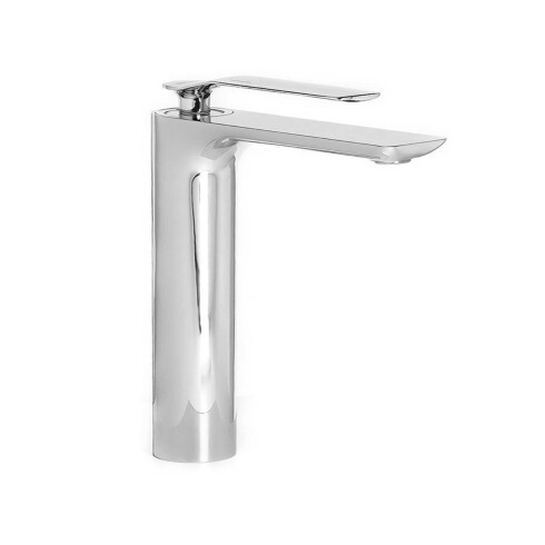 Griferia De Lavatorio Alto Linea Modena Aqualia Monocomando 35Mm Cromo GRIS