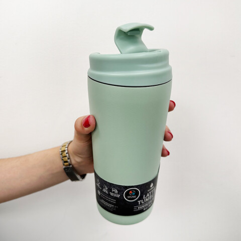 Vaso térmico de acero inoxidable con tapa 590ml TV0595