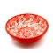 Bowl de cerámica pintado 16 cm Rojo