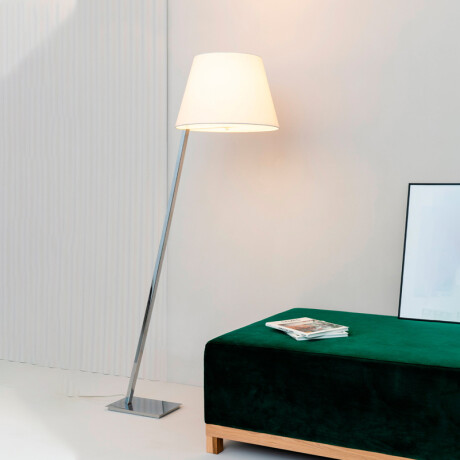 PANTALLA DE ARTEFACTO DECORATIVO<br /> DE PIE VASCA Luminaria de Pie Vasca Blanca