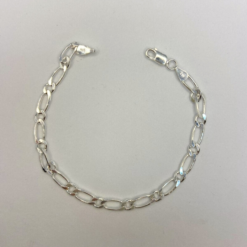 PULSERA PLATA GRANDE , LARGO 21CM L5df1x1-125-21
