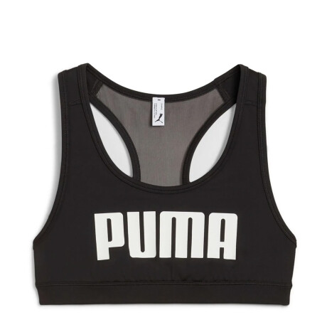 Musculosa de Mujer Puma Negro - Blanco