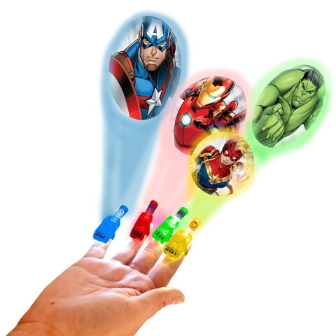 Set x 4 Proyectores Marvel para Dedos Diseños Surtidos U