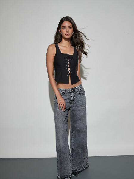 TOP ORIZA NEGRO