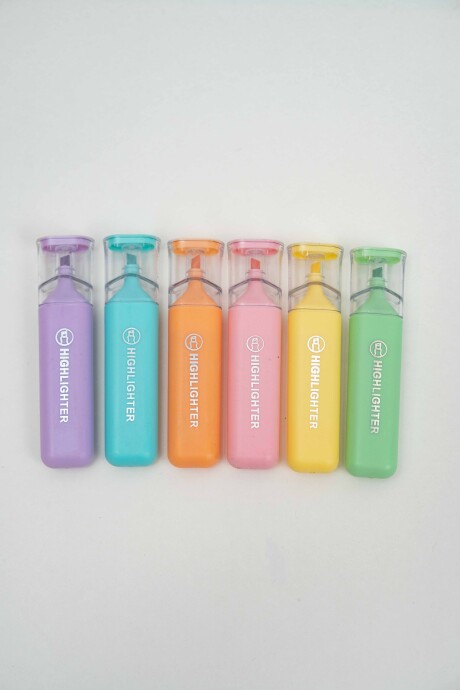 Resaltador Flin, 6 Pcs Color Unico