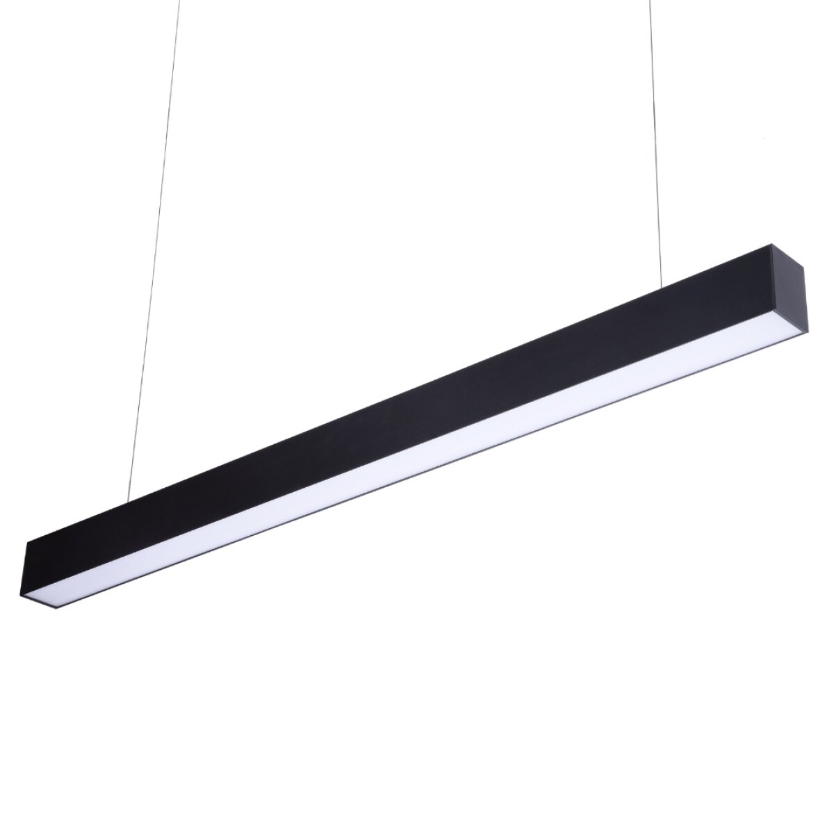 ARTEF LED SUSP/ADO 36W 3000K NEGRO 120CM C/ ACCESORIOS 