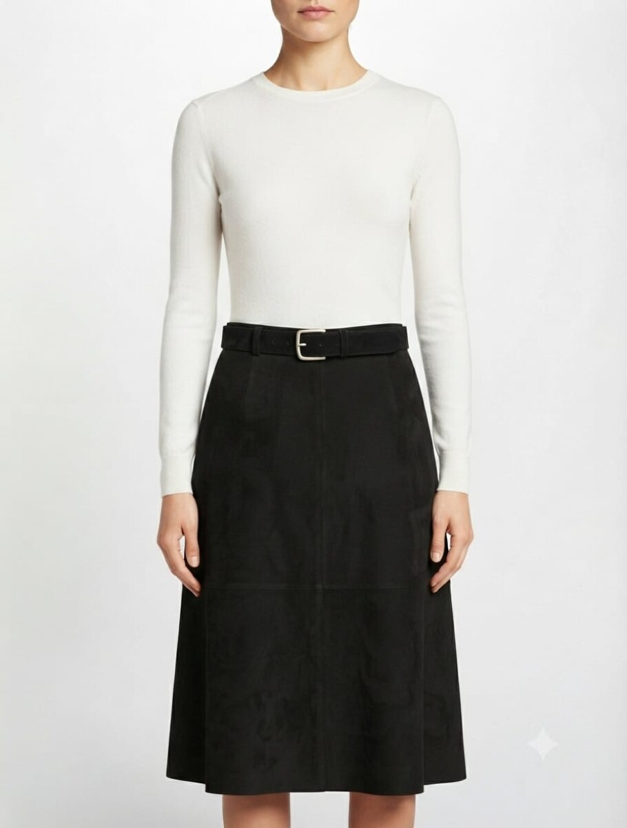 FALDA SLOWLY MGF80 - NEGRO 