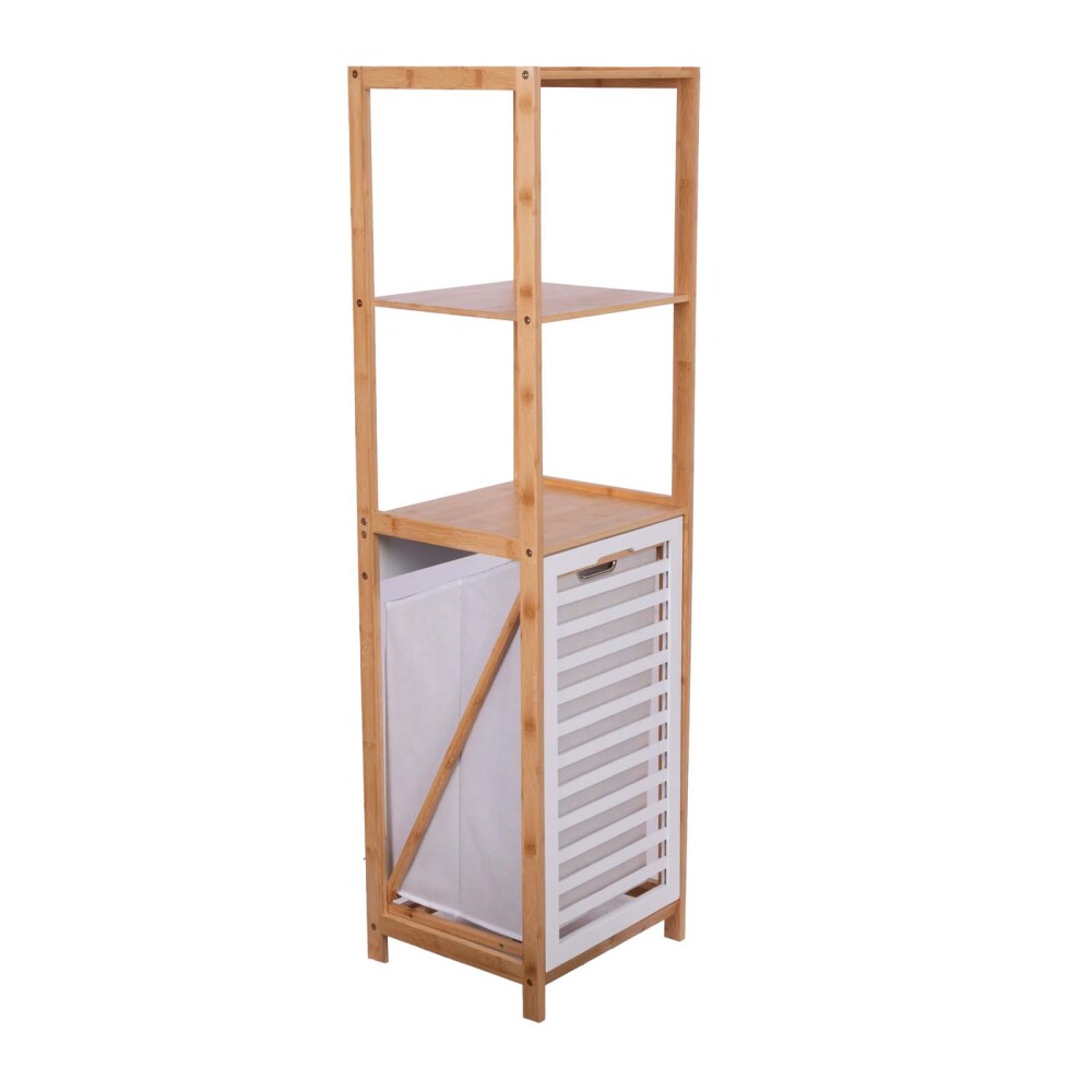 ESTANTERIA CESTO DE BAÑO BAMBU NATURAL-BEIGE ROSIE