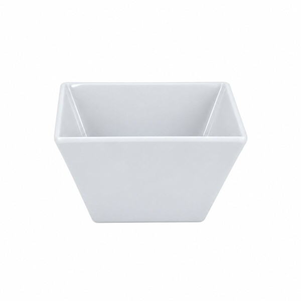 Bowl cuadrado melamina blanca 10x6 cm Bowl cuadrado melamina blanca 10x6 cm