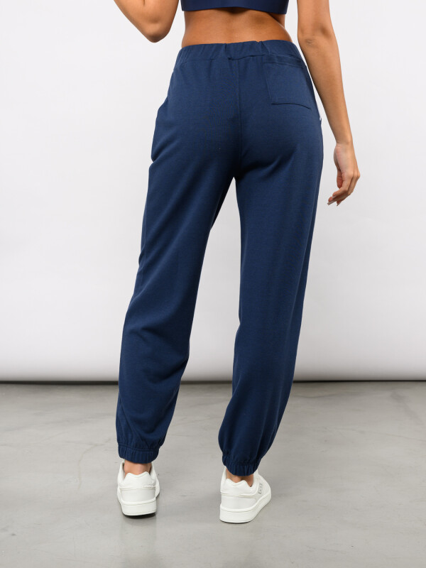 PANTALÓN AURA Nacional Mujer Azul Marino, Blanco