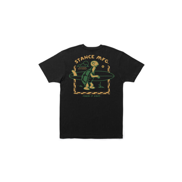 Remera Stance Takin It Easy Negro