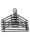 Perchas TRYGVE negro 5 unidades Perchas TRYGVE negro 5 unidades