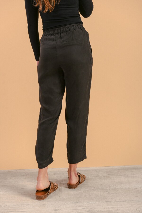 Pantalon Cupro Negro
