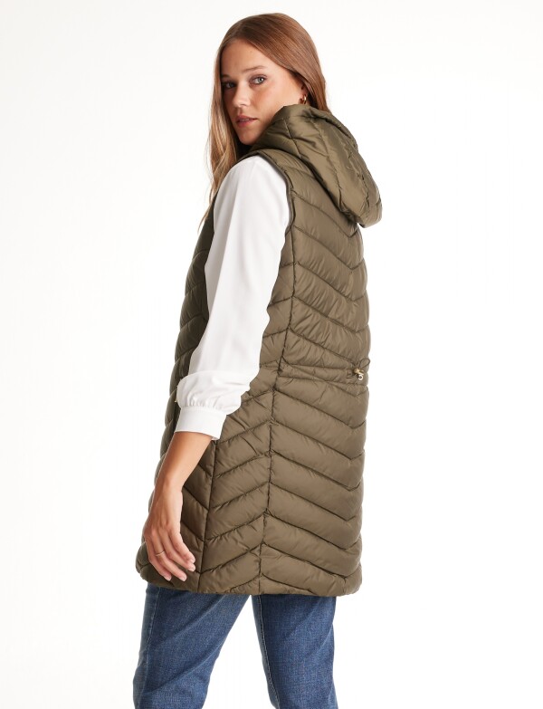 Chaleco Abrigo Puffer OLIVA