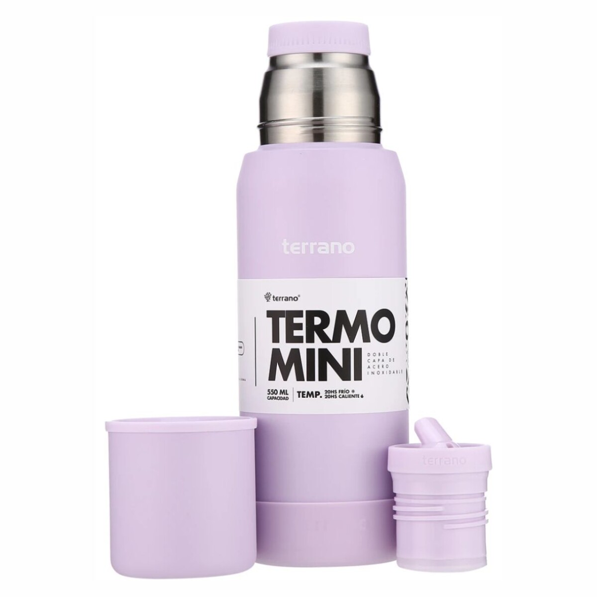 TERRANO TERMO MINI PREMIUM 500ML - LILA 