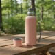 Termo en acero inox con Manija de 1 lt Rosado