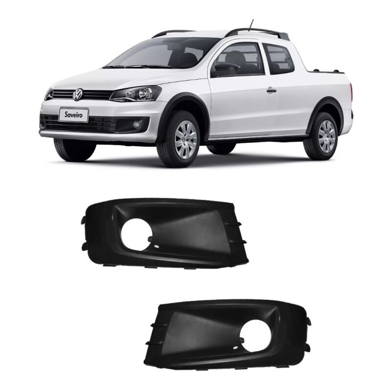 REJILLA DE PARAGOLPE IZQUIERDA SAVEIRO G6 13/15 CON CAMINERO Rejilla De Paragolpe Izquierda Saveiro G6 13/15 Con Caminero
